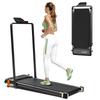 Akluer 520A-B 2-in-1 Loopband en Voetmassager Max. belasting 150 kg, Topsnelheid 10 km/u, Schokabsorptie, LED-displays, Afstandsbediening, Zwart