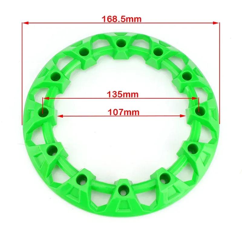 4pcs 6 Inch ATV Wheel Trim Hub Protection Decor Rim Cap Universal for All Terrain Vehicle Wheel  6 Inch ATV Wheels Plastic Cover