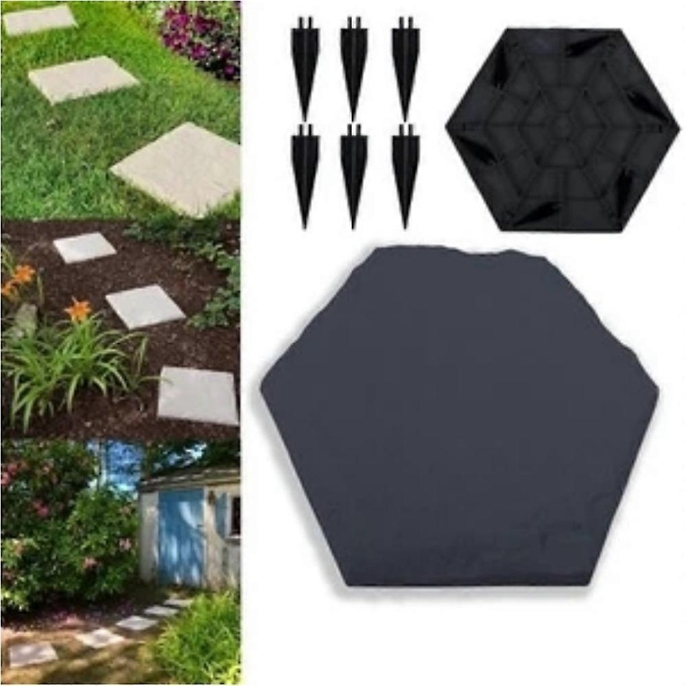 4pcs/set Stake Down Stepping Stones, Non-Slip Stake Down Stepping Stones Square Outdoor