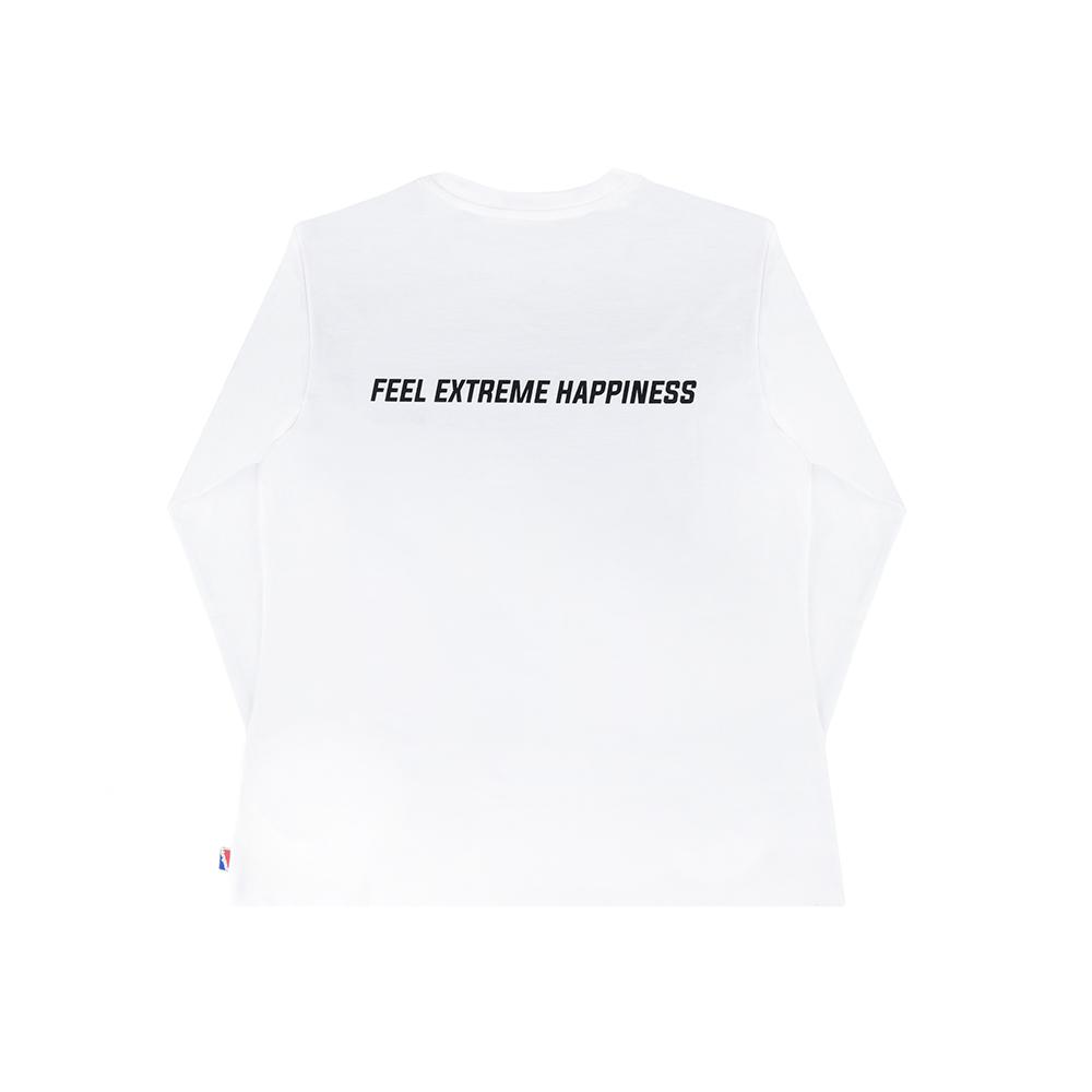 HANGOUT Feel Extreme Happiness Long Sleeve (White)
