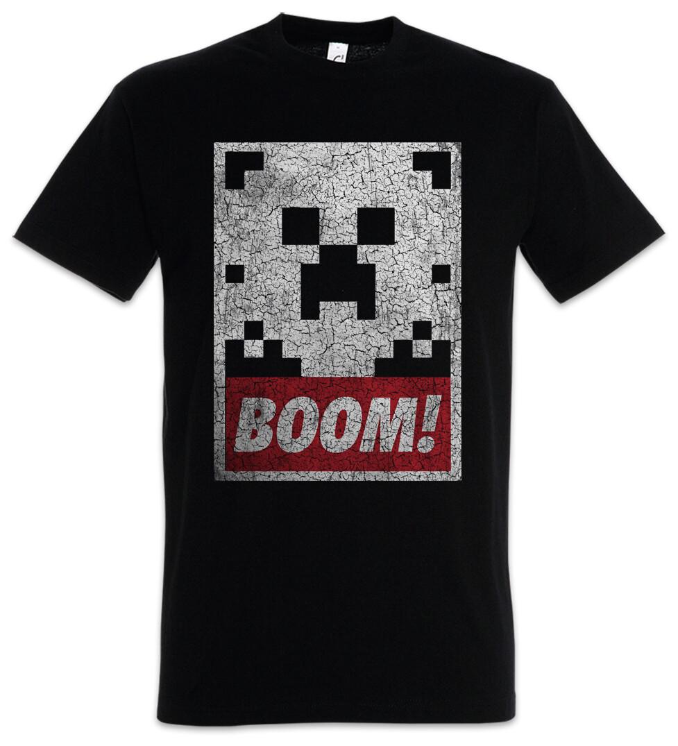 Boom! T-Shirt Gamer Gaming Games Schlange Geek Nerd Retro Game Video XL