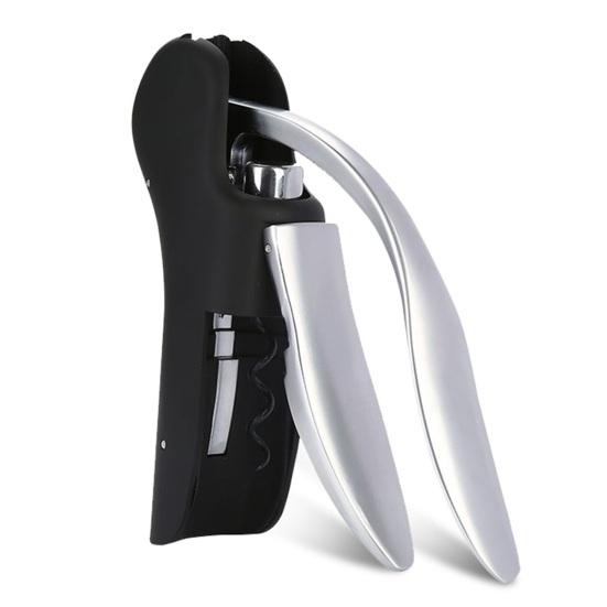 Wine Bottle Opener Vertical Lever Corkscrew Ergonomic Handle Non-Slip Multifunctional Quick Open Beverages Bottle Tool Home Bar Supplies