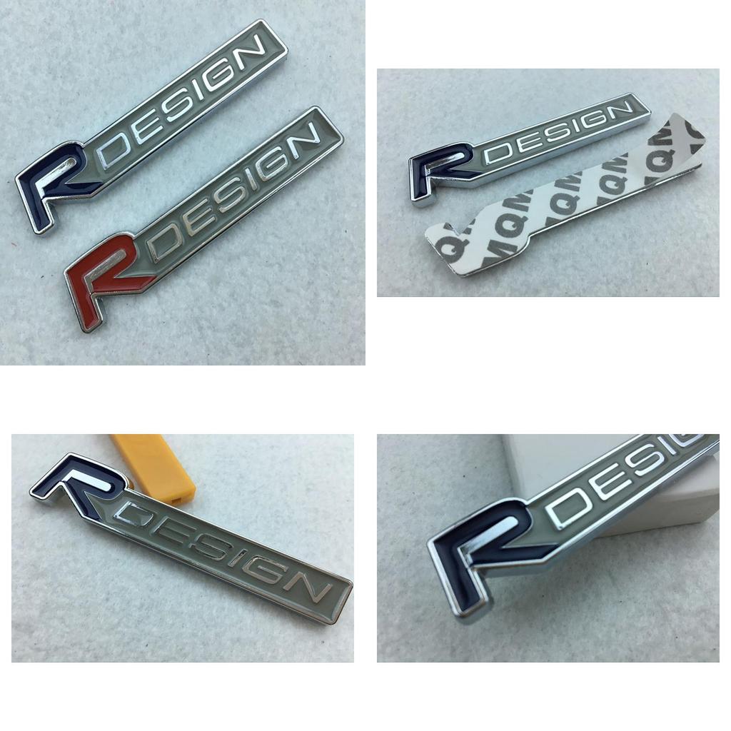 Emblemă Metalică Premium 3d R Design Rdesign Letter Autocolant Auto Pentru Volvo Xc60 X