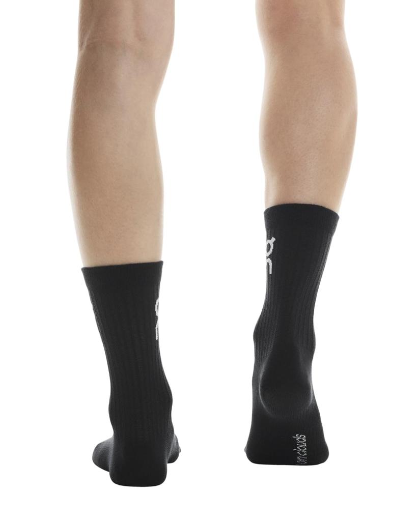On Logo Sock High 3P Black Unisex M 9.5-11.5
