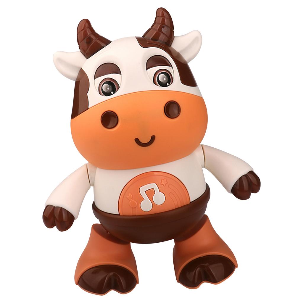 Electric Dancing Cow Light Up Baby Dancing Cow Toy with Sounds and Lights Musical Cow Dancing Toy for Toddlers