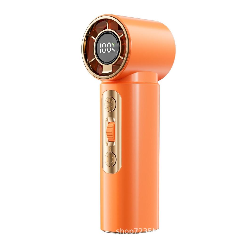 Portable High-Speed Rechargeable Mini Fan with Cooling Turbine