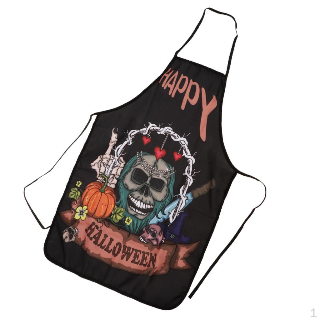 Cosplay Halloween Skull Pumpkin Apron Costume Prop Skull