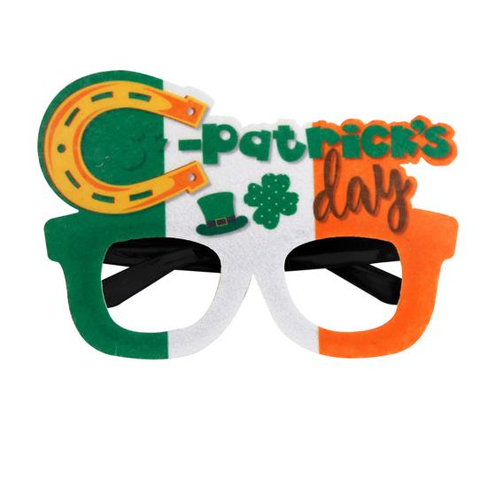 8-teiliges St. Patrick's Day Set – Grüne Kleeblatt-Stirnbänder & Kleeblatt-Brillen Mit Mini-Hüten, Kostümzubehör Für Partys