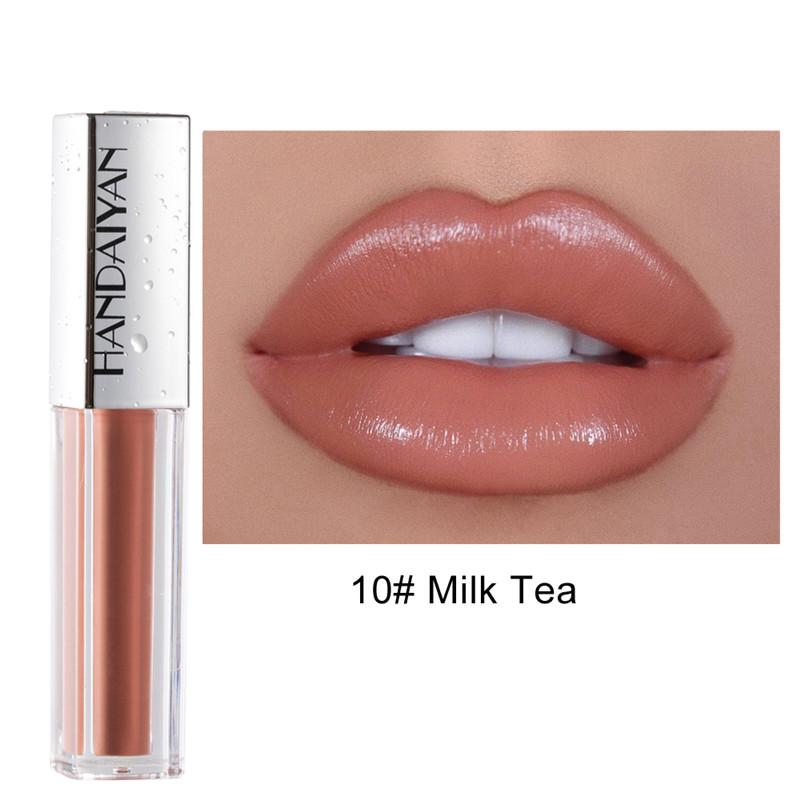 HANDAIYAN 12 Colors Lip Gloss Lce Cream Velvet Matte Lasting Moisturizing Lipstick Lip Glaze