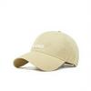 Hat Factory Washed PVC Twill Men's Baseball Cap Custom LOGO Printed Embroidered Letter Pattern Advertising Work Cap Women's Cap