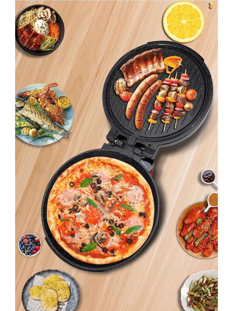 Automatic Electric Non-stick Double-Sided Pancake & Crepe Maker with Safety Power-Off