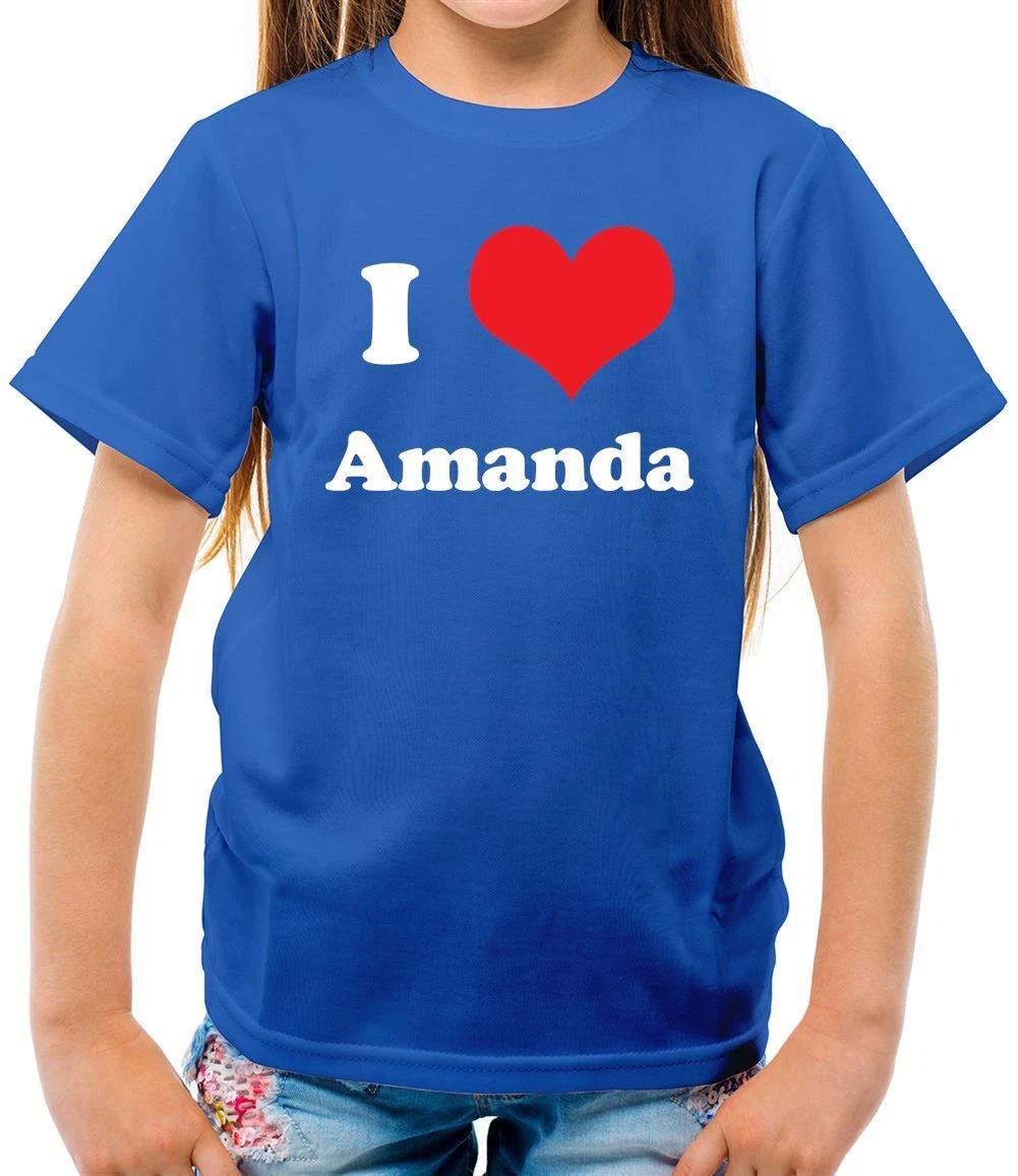 

I Love Amanda - Kids T-Shirt - TV Show BGT Holden Talent Britains Got 140