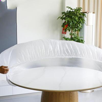 Fan Shun Disposable Transparent Elastic Round Table Cover