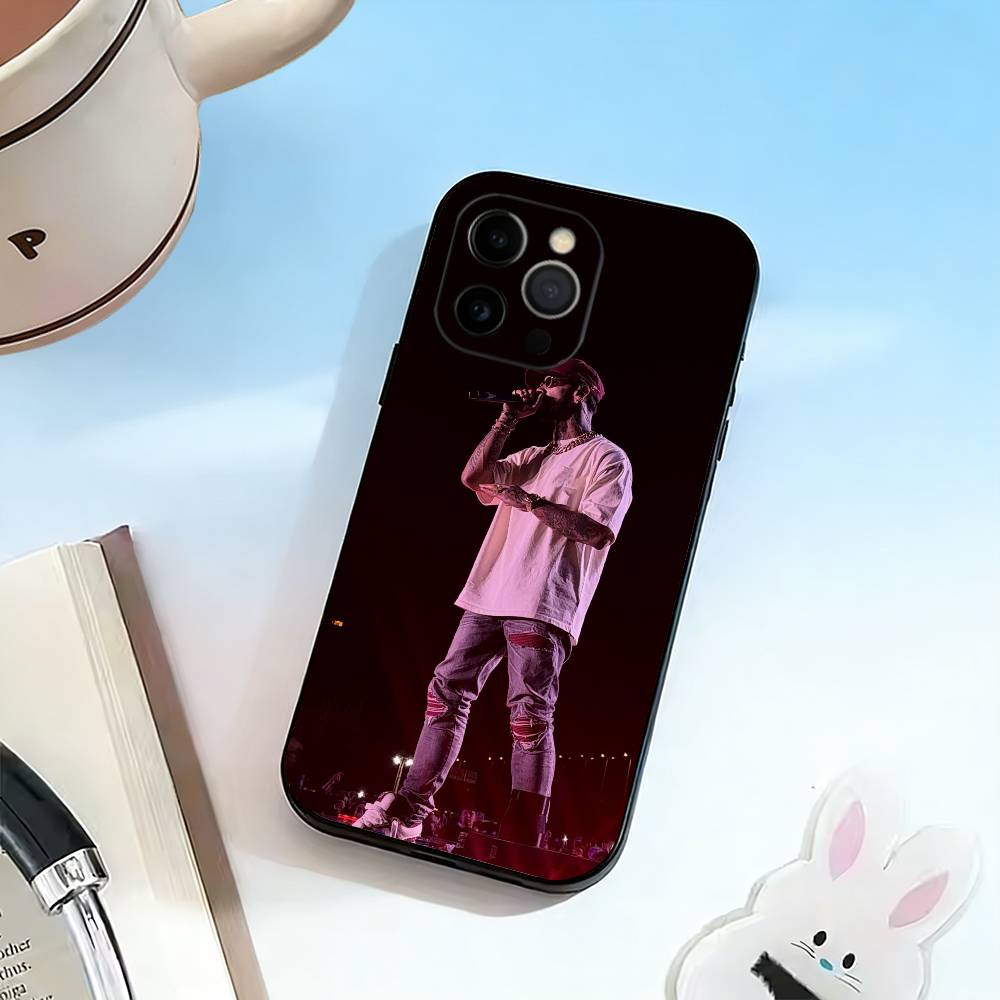 singer-Reggaeton Phone Case For iPhone 17, 16,15,14,13,12,11 Plus,Pro Max, Others Soft Black Cover