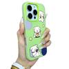 2-in-1 Phone Case Simple Soft Border Defense, Japanese and Korean Fashion Goddess, Internet Celebrity, Heart Frosted Semi Transparent Design
