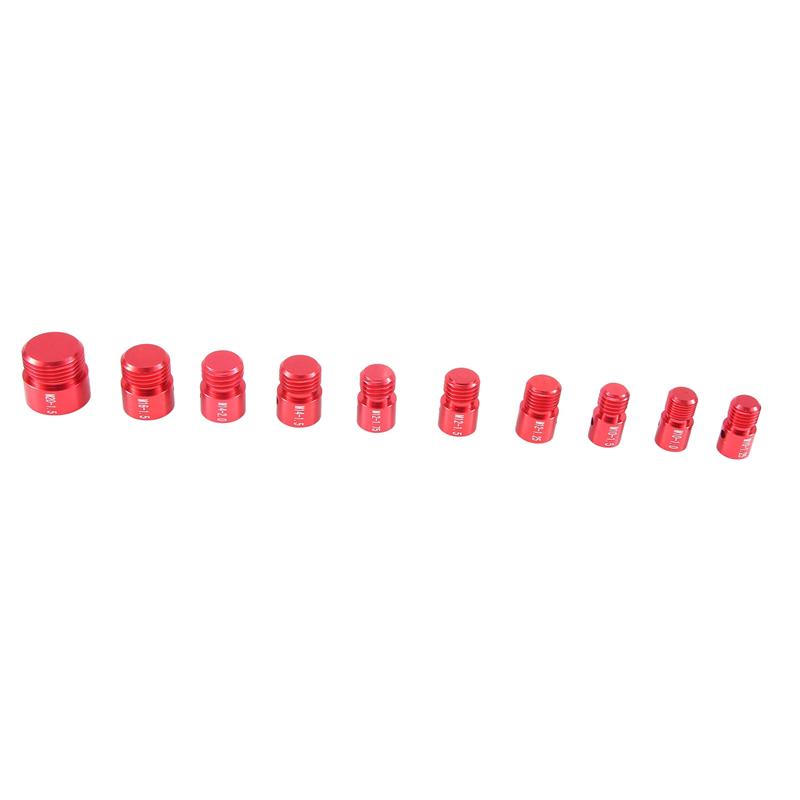 A96I-Nut And Bolt Thread Checkers Inch & Metric Nut And Bolt Identifier Gauge Set,36 Male/Female Nut And Bolt Sizing Gauges Dura