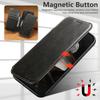 SUTENI J05 For iPhone 17 Air Case Compatible with MagSafe Textured PU Leather Flip Phone Cover