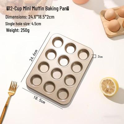 MDNG 12er Runde Mini-Kuchenbackform Set