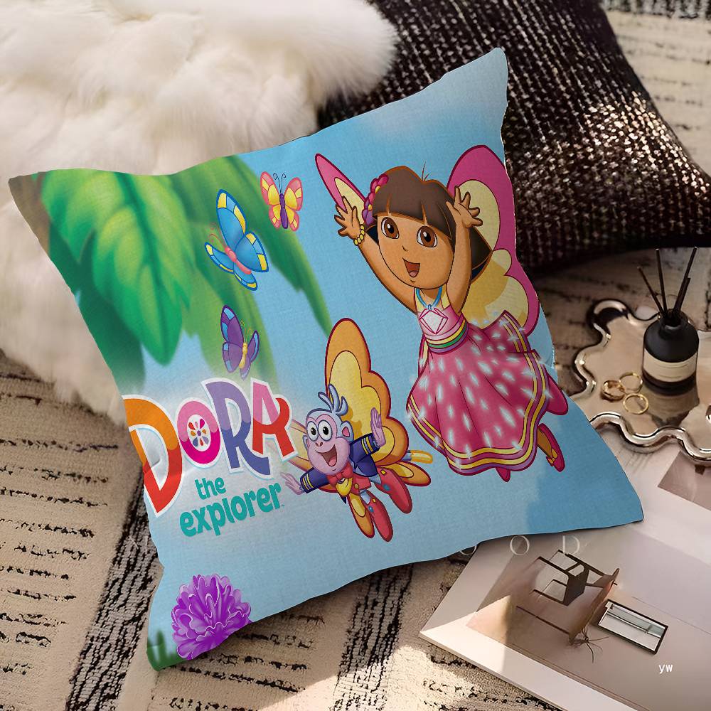 TV D-Dora The Animation Explorer Pillowcases Home Bedding Decorative Pillow Cover Wedding Super Soft Pillow Case