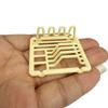 Miniature Dish Rack Model Figurine Kitchenware Shelf For 1/12 Scale Doll House Decoration Kitchen Scene Arrangement