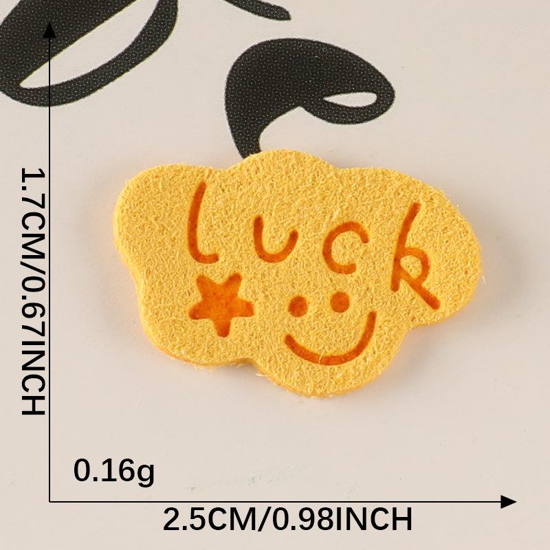 10Pcs/Bag Clothing Accessories Love Letter Leather Label Handbook Diy Embroidery Patch Printed Fabric Label Logo