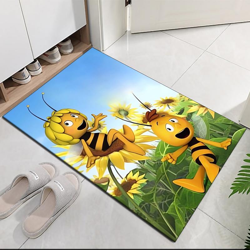 Maya the Bee Printed Carpet, for Office Chair Living Room Bedroom Kitchen Room Decor Gifts.