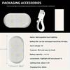 Luce LED per auto magnetica touch 6 LED 5V USB/Tipo-C ricaricabile - Illuminazione interna multicolore