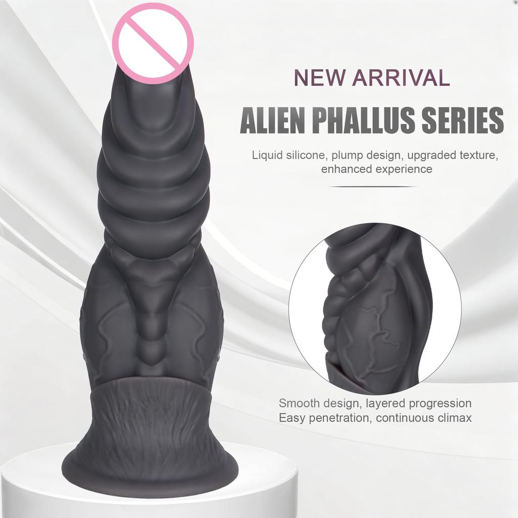 Alien Muscle God Silicone Dildo Anal Plug For Men And Women To Masturbate And Go Out With Anal Expansion Device SM Backyard Sex Toy