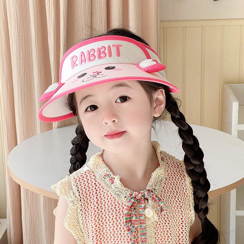 New Children's Sun Hat Little Girl UV Sun Hat Boys and Girls Big Hat Summer Empty Top Hat