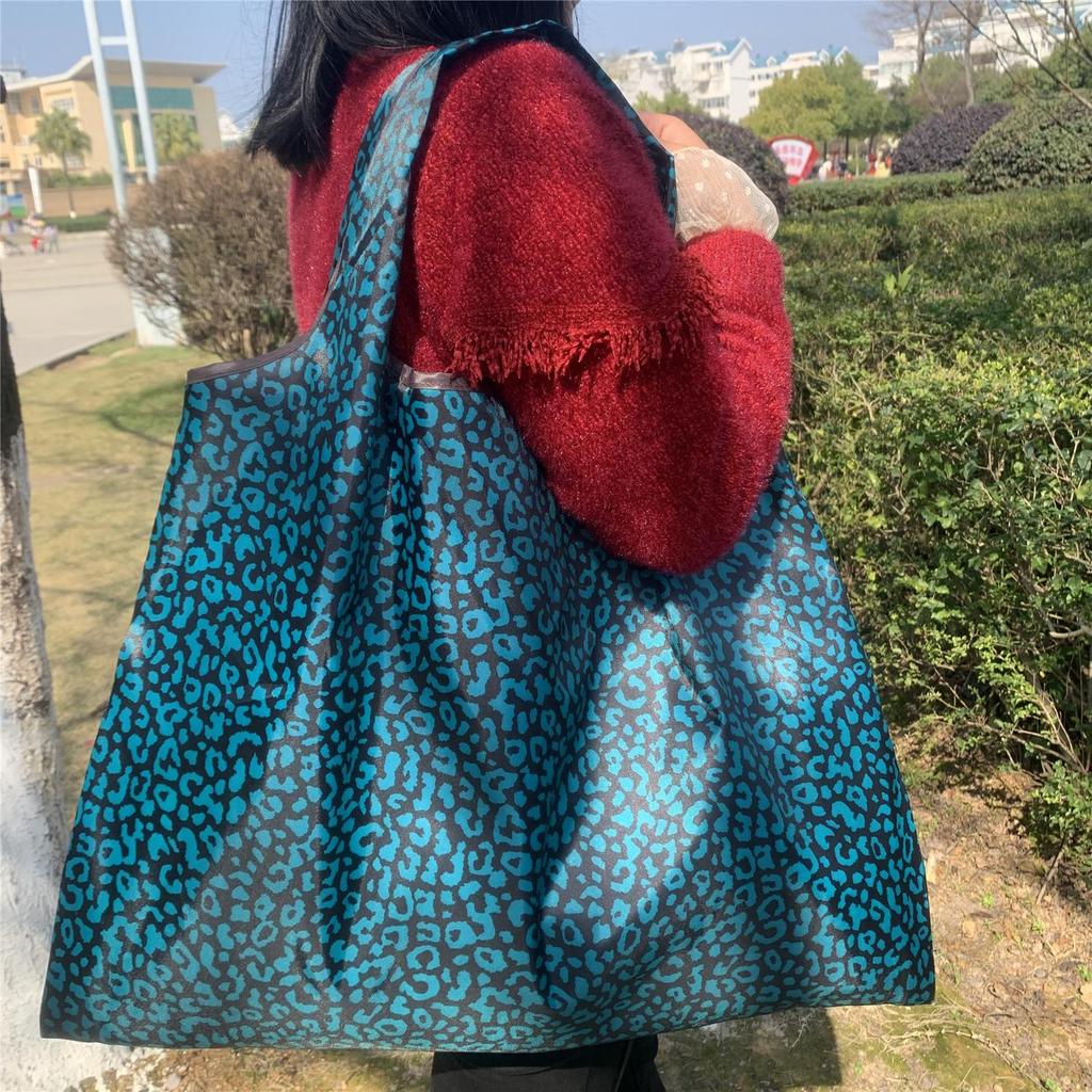 Eco-Friendly Foldable Korean Style Portable Shopping Bag - Medium Size Handbag