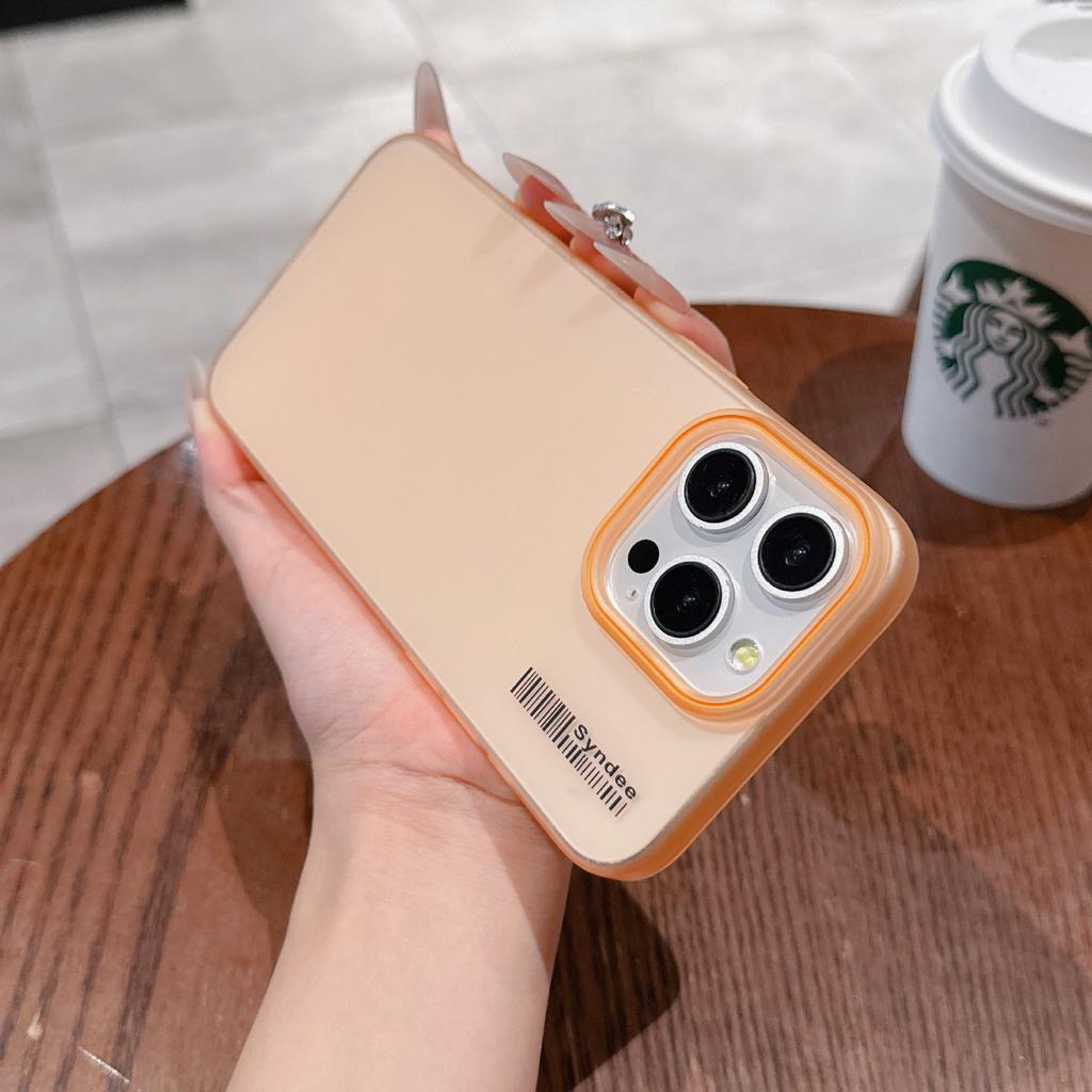 Soft Yarn Skin Feeling Is Suitable for Apple 16Promax Mobile Phone Case, Skin-friendly and Delicate iPhone15 Non-slip and Anti-drop Protective Case.