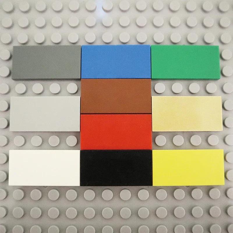 100 DB MOC Összeszerelhető Alkatrész 87079 Méretű Sima Csempe Sima 2*4 Építőkockák DIY Oktatási Kreatív Játék 2x4 Kockák