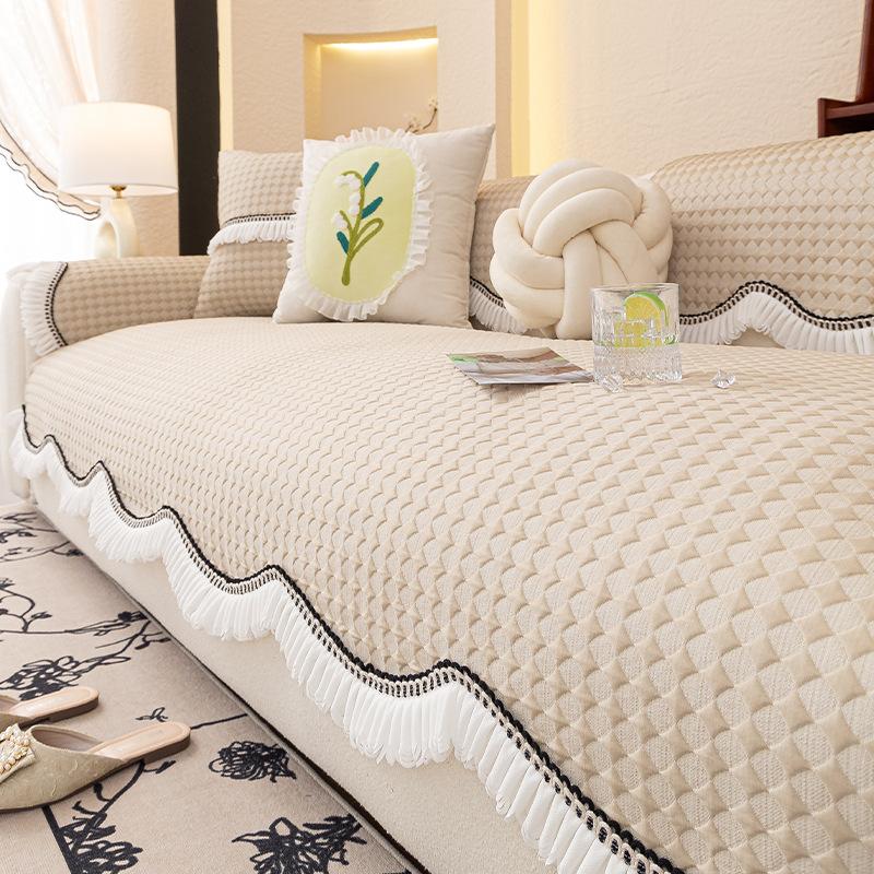 

Summer Cool Doudou Special-Shaped Ice Silk Sofa Cushion New Non-Slip Mat Seat Cushion Straight Row Cold Cover Cover 70*70cm