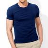 Men's T Shirt Pure Color Men Short Sleeved T-Shirt for Male Round Neck Man Tops Bottoming Tee Shirt Clothing