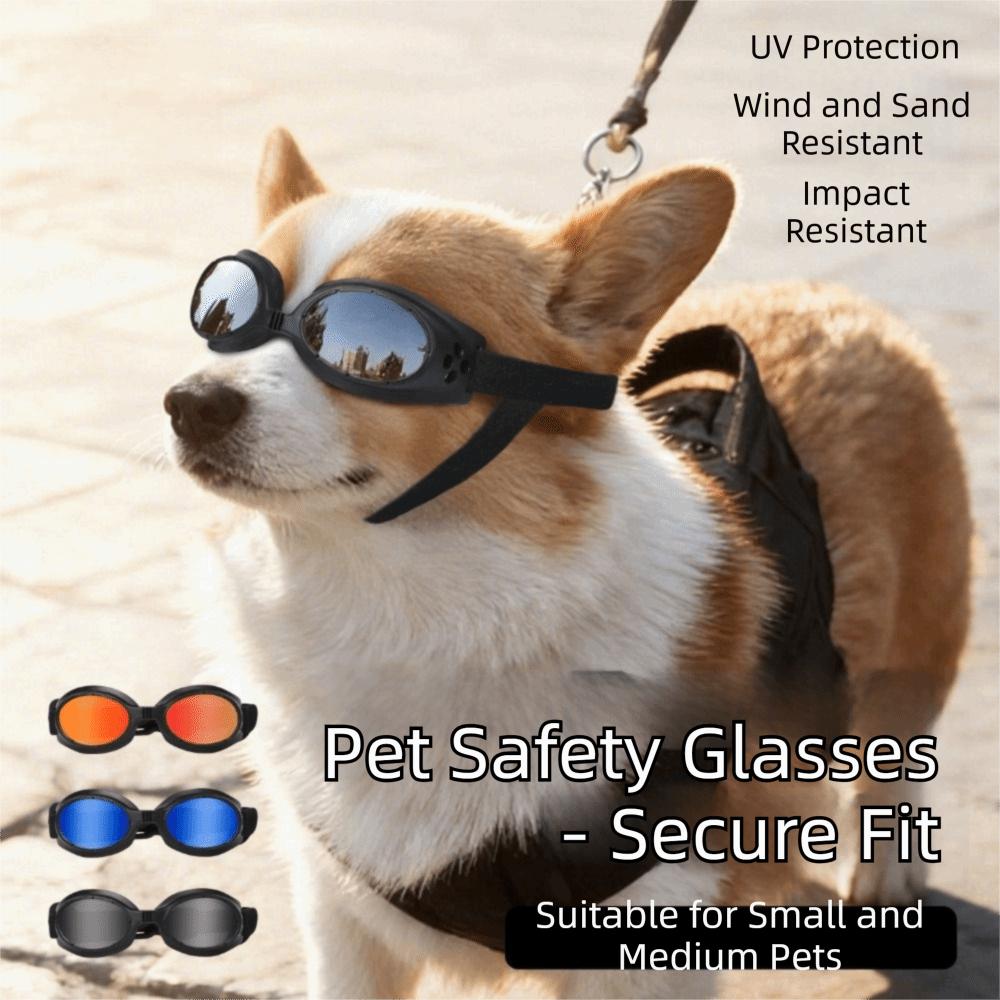 Impact-Resistant Pet Glasses Windproof Design Doggie Goggles Cool Fashion Cat Eyewear  Pet Photos