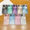 Laser Aurora CD Pattern Matte Case for IPhone 17 Air 16 15 14 13 12 11 Pro Max Lens Film Protection Shockproof Armor Hard Cover