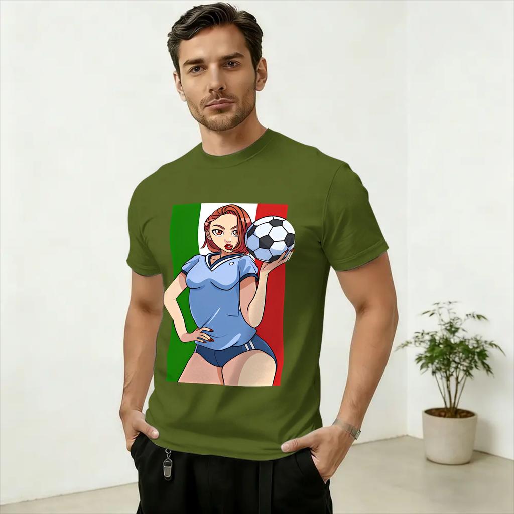 Novelty Mexico Soccer Fanart TShirts for Unisex Crew Neck 100 Cotton T Shirts Short Sleeve Tee Shirt Printed Tops