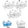 Transparent Suction Cup Reptiles Feeders Plastic Anti-Escape Food Bowl Reptile Drinker Bowl  Snakes