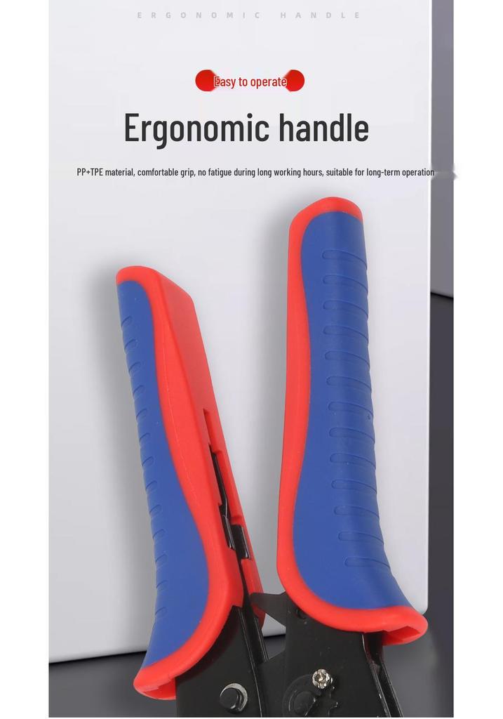 Pre-Insulated Terminal Ratchet Crimping Pliers Set for Electricians - HS-30J Model