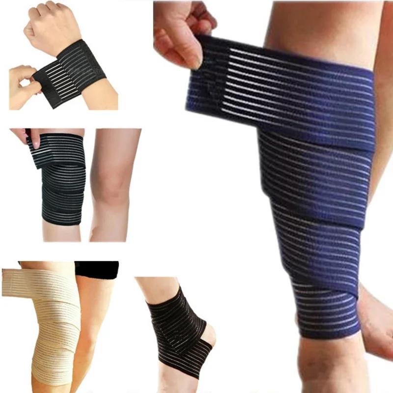 1PC 40180cm High Elasticity Compression Bandage Active Kinesiology Tape for Ankle Wrist Knee Calf Thigh Wraps Support Protector