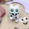 Cute Black Cat Plush Keychain Cartoon Kitten Soft Stuffed Doll Pendant Car Key Backpack Bag Doll Pendant Keychain Decor Gift