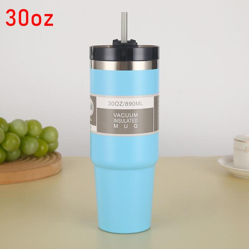 Cups 30/40oz Stainless Steel Car Bottle Large Capacity Water Cup Thermos for Home Car Cold-resistant Bottle Insulated Travel Mug