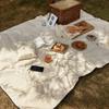Picnic Mat Wind Cotton and Linen Mat Outdoor Portable Picnic Cloth Pastoral Japanese Outing Spring Outing Picnic Floor Mat