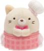 San-X Sumikkogurashi Pretend Play Series Tenori Plush Toy Set Cake & Cat (Cake Shop) MY53901