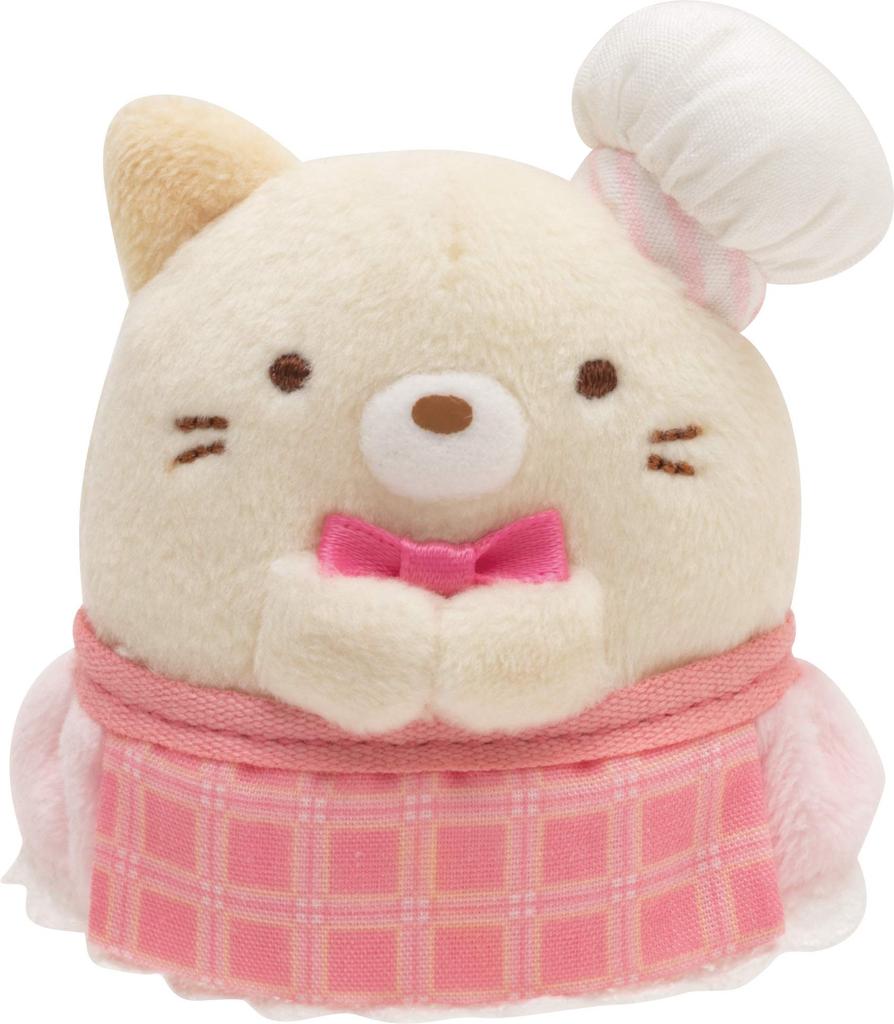 San-X Sumikkogurashi Pretend Play Series Tenori Plush Toy Set Cake & Cat (Cake Shop) MY53901