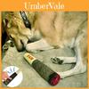 Jouet pour chien en peluche douce avec un design réaliste de cigare vert idéal pour les animaux de compagnie joueurs