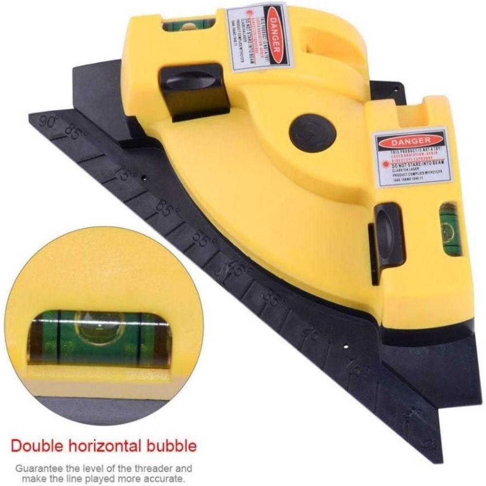 Vertical Horizontal Line Infrared Laser Level Line Projecretion Measure Tool  Tile Laying Tool