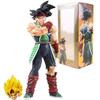 24CM Burdock Figure Son Goku Father Anime Dragon Ball Z Super Saiyan Two Headed Statue Model Toy Gift Collection Ornaments PVC