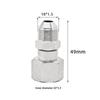 1Pcs Stainless Steel Adapter Coupler High Pressure Anti Twist Wash Gun To Hose Connector M22 Swivel Fitting