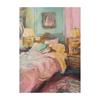 Poster Decorazione Bagno Massimalista Pittura su Tela Gatto Trendy Stampa Dopamina Estetica Kitsch Quadri per Decorazione Casa